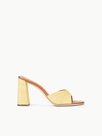 Sloane Heel Natural Raffia