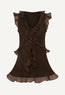 Weak in the Knees Top Black Coffee