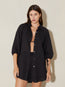 La Ponche Beach Shirt Black
