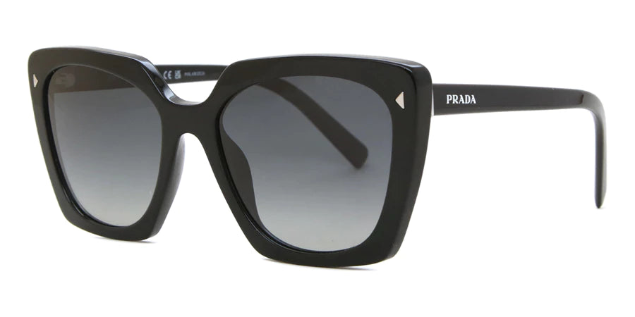 PR23ZS Sunglasses Black Polarized