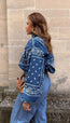 Bandana Bomber Denim