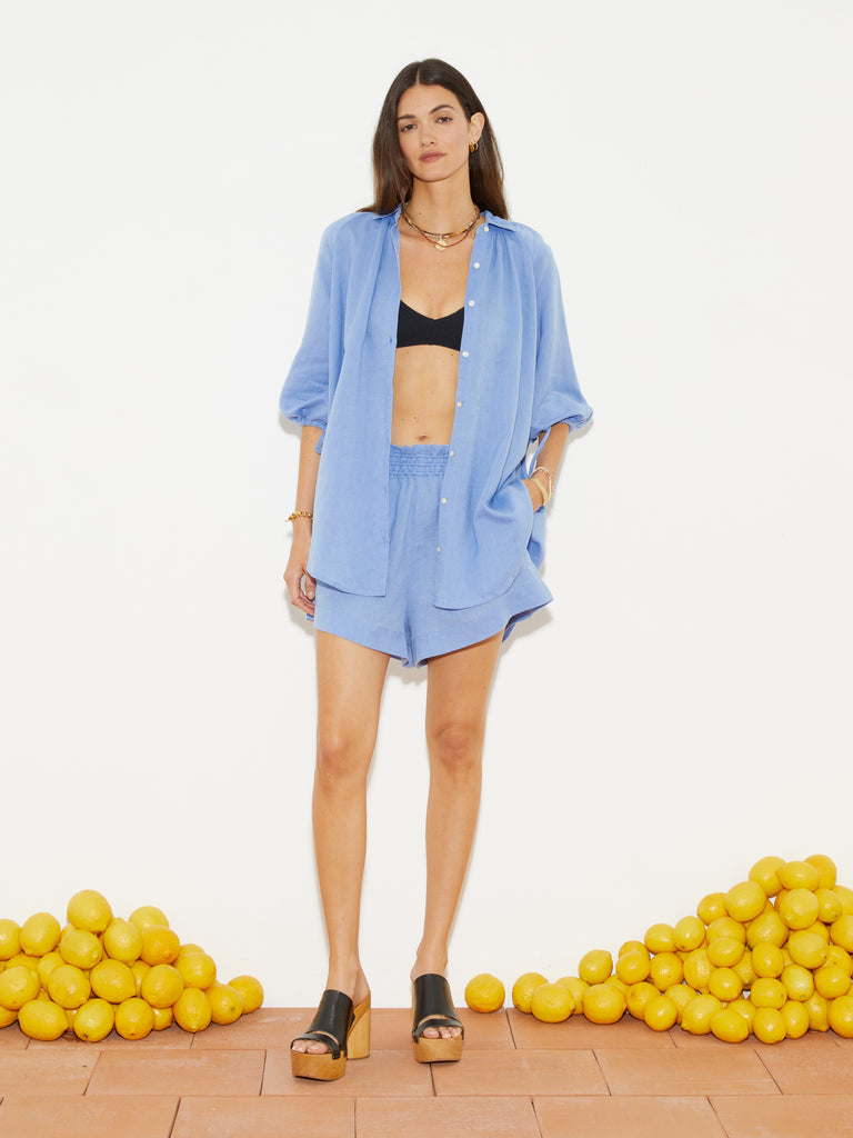 La Ponche Shirt Cornflower