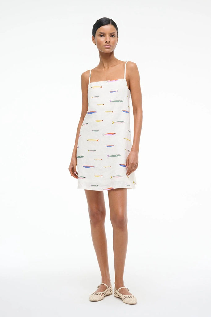 Laura Linen Mini Dress Sardines