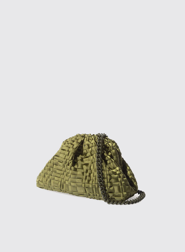 Mini Game Bag Khaki Ribbon