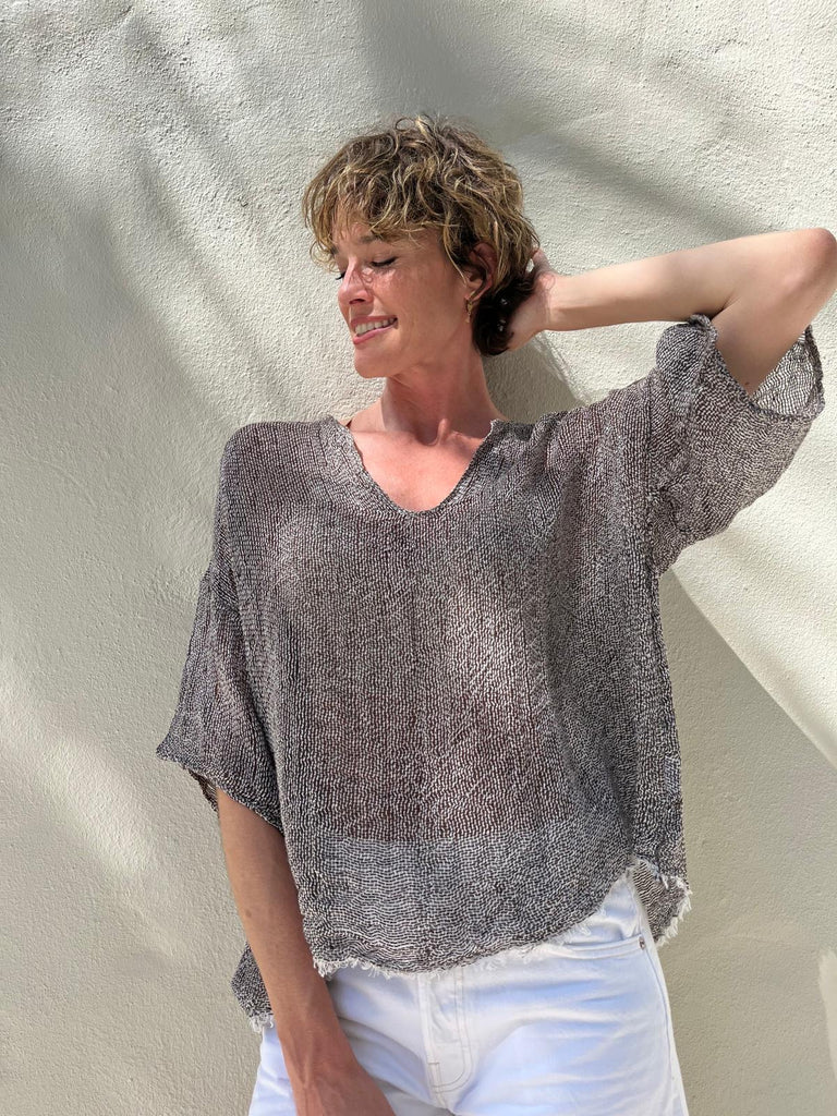 Miramare Top Rete Chocolate