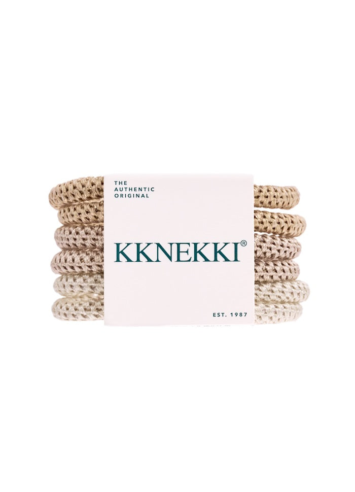 KKNEKKI Hair Tie Slim Bundle 7