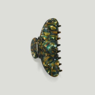 Grande Claw Clip Green Tortoiseshell