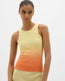 Yin Ribbed Singlet Sunset
