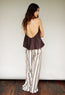 Aftersun Pant Olive and Petal Stripe