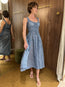 Emmaretta Dress Blue Garden Bloom
