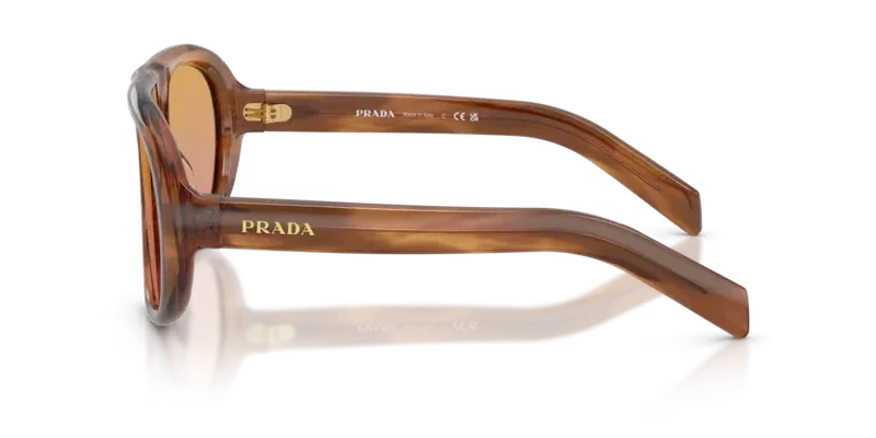 0PRC05S Sunglasses Striped Rosewood