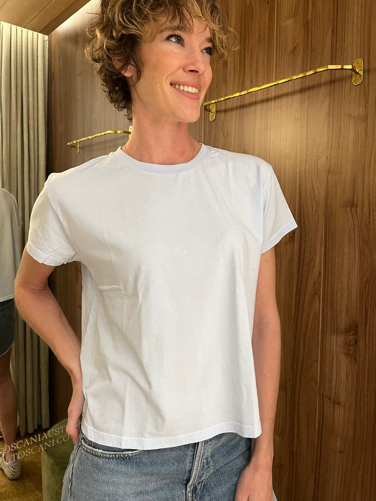 Tia Short Sleeve Jersey Tee Ice Blue