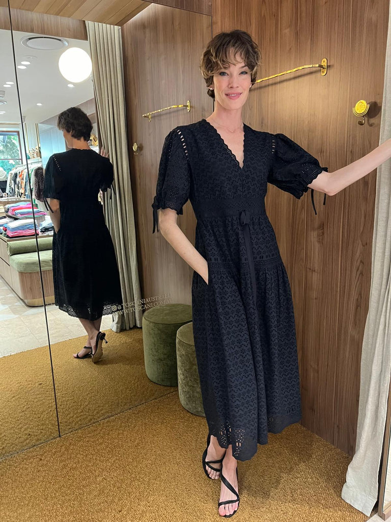 Ottilie Cotton Dress Midnight