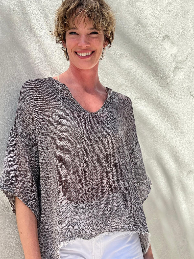 Miramare Top Rete Chocolate