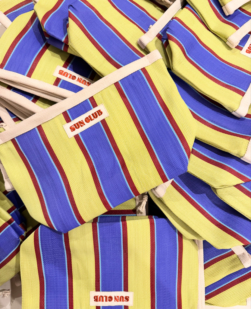 The Pouch Amalfi Stripe