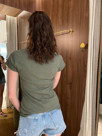 Odelia O Neck Tee Elm