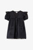 Mini Dress Black Linen