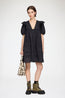 Mini Dress Black Linen