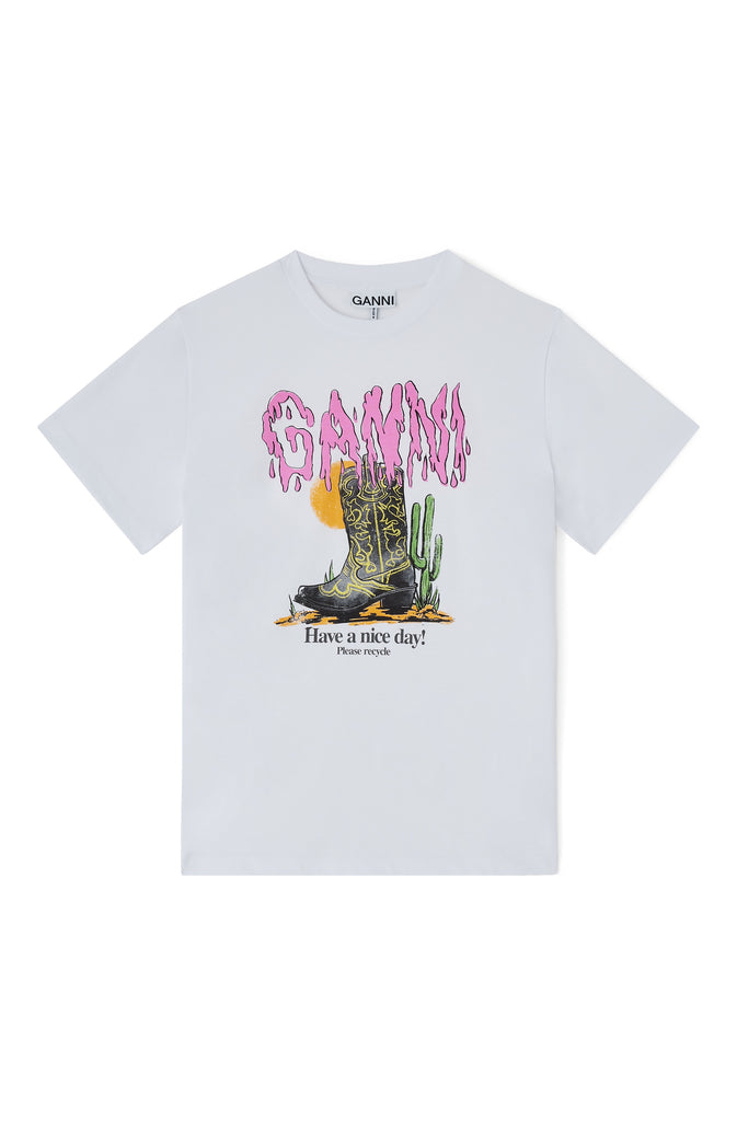 Cotton Jersey Boots T-Shirt