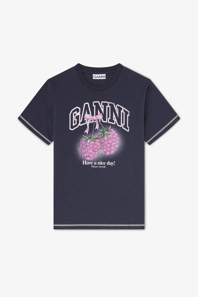 Have a Nice Day T-Shirt with Raspberries