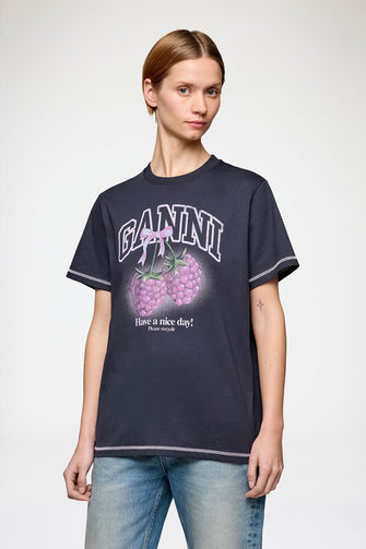 Have a Nice Day T-Shirt with Raspberries