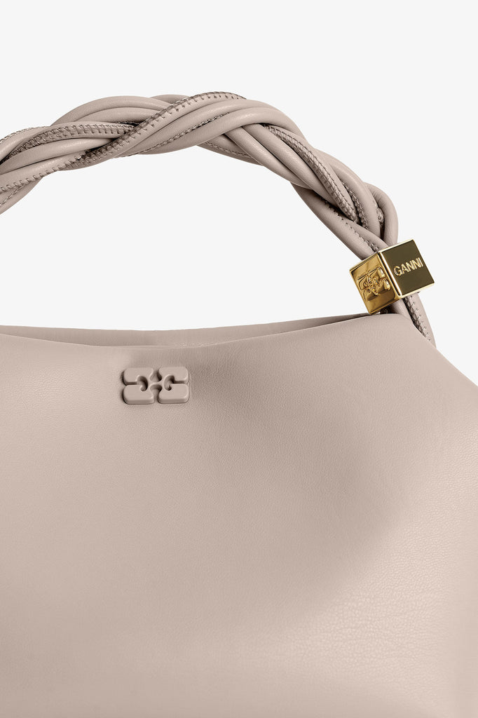 Ganni Bou Bag Small Light Grey