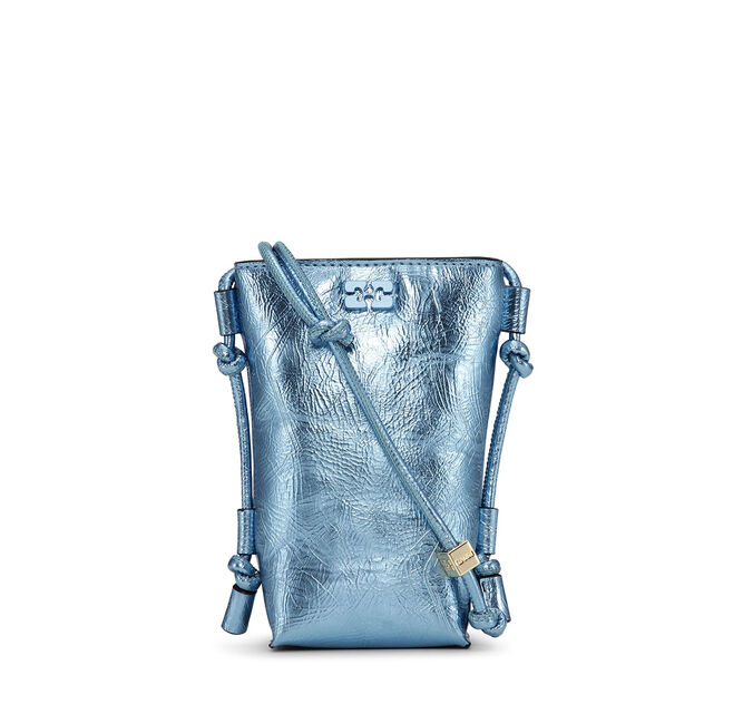 Ganni Bou Crossbody Blue Curacao