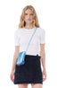 Ganni Bou Crossbody Blue Curacao