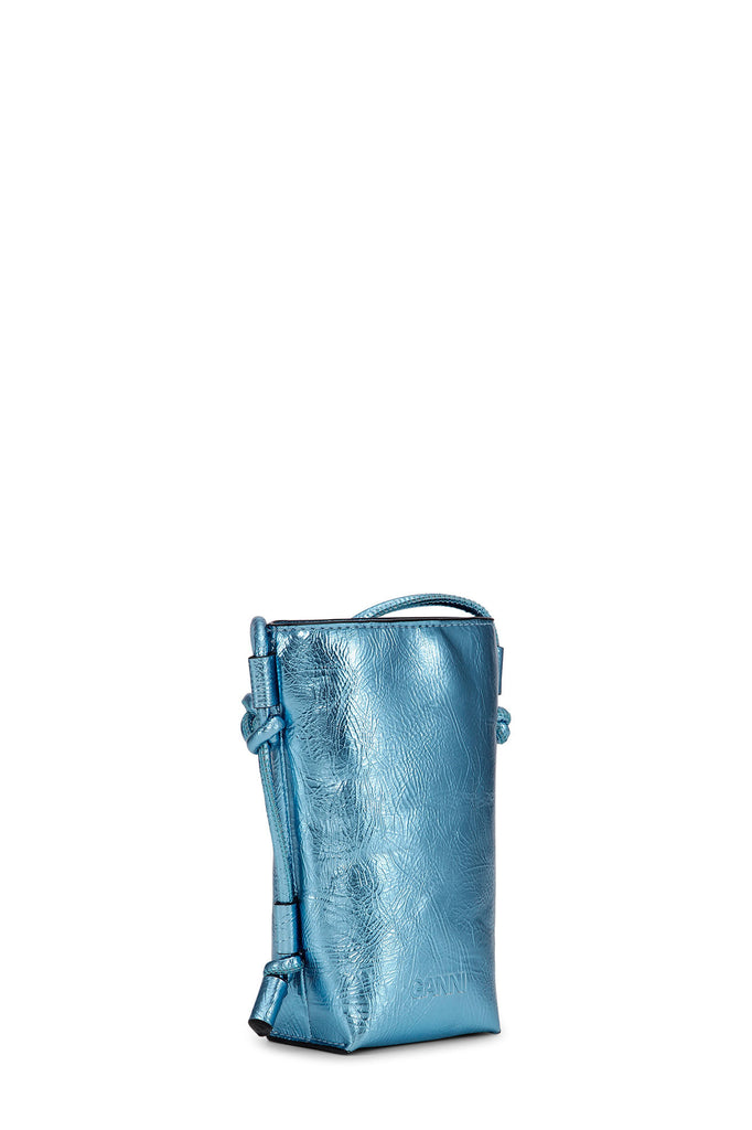 Ganni Bou Crossbody Blue Curacao