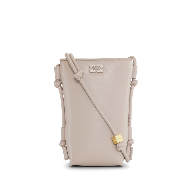 Ganni Bou Crossbody Oyster Grey