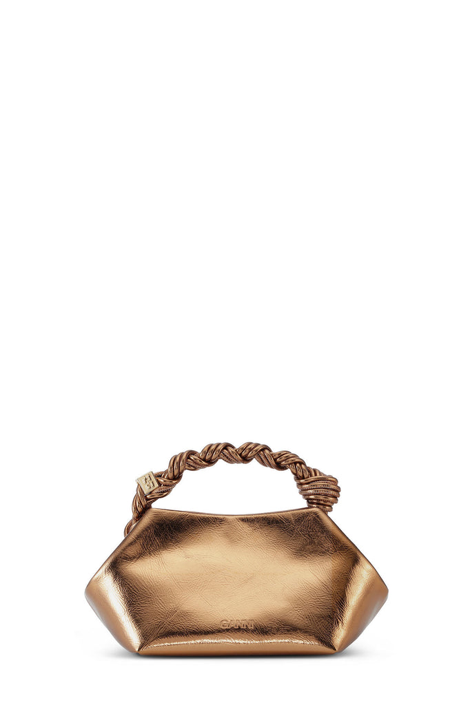 Ganni Mini Bou Bag Bronze