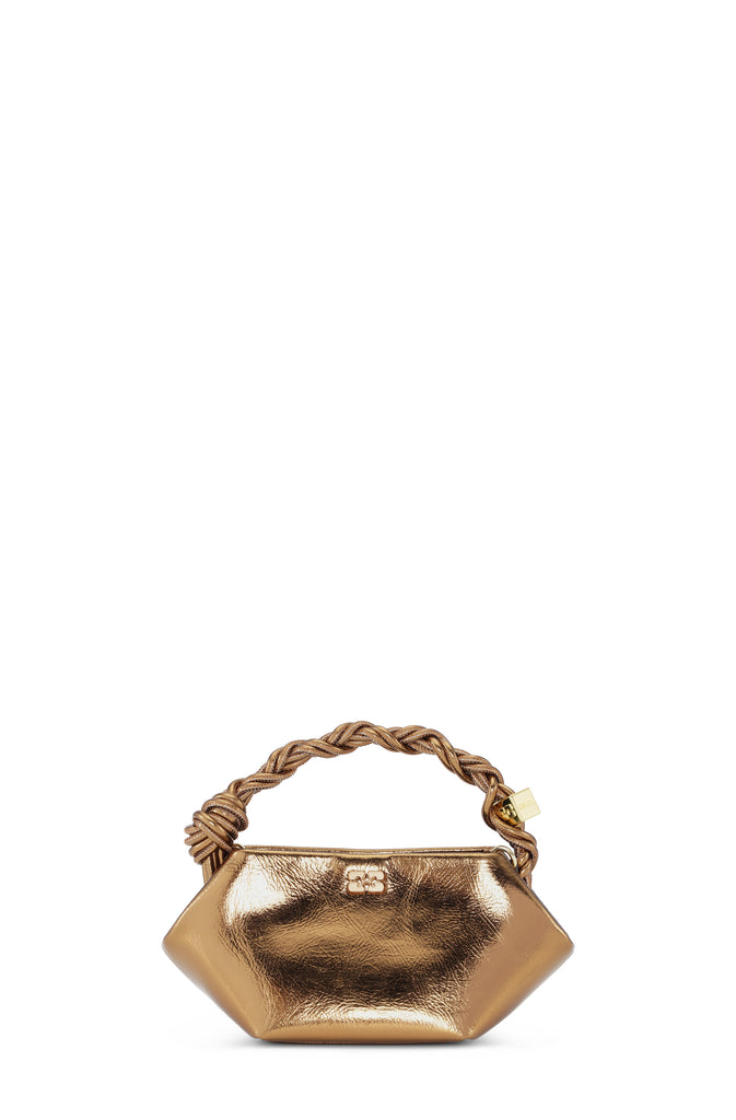 Ganni Mini Bou Bag Bronze