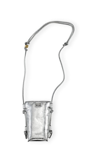 Ganni Bou Bag Crossbody Metallic