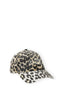 Cotton Canvas Leopard Cap