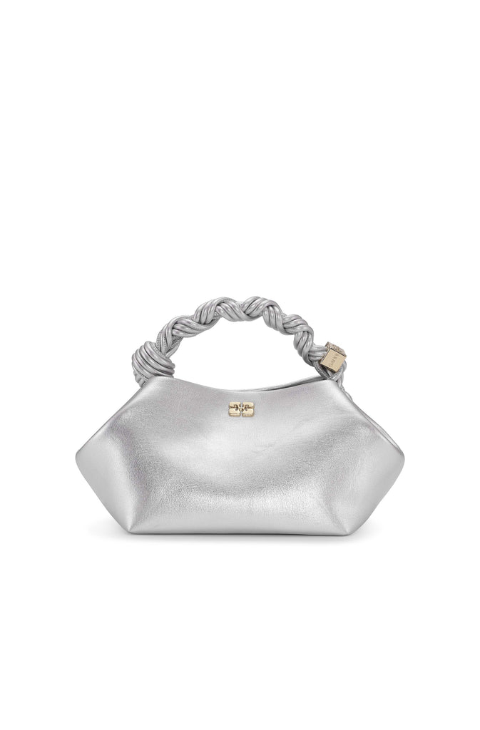 Ganni Small Bou Bag Silver