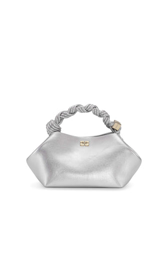 Ganni Small Bou Bag Silver