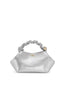 Ganni Small Bou Bag Silver