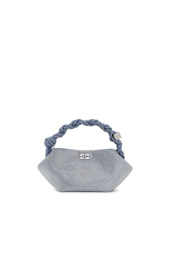 Ganni Bou Bag Mini Denim Strass