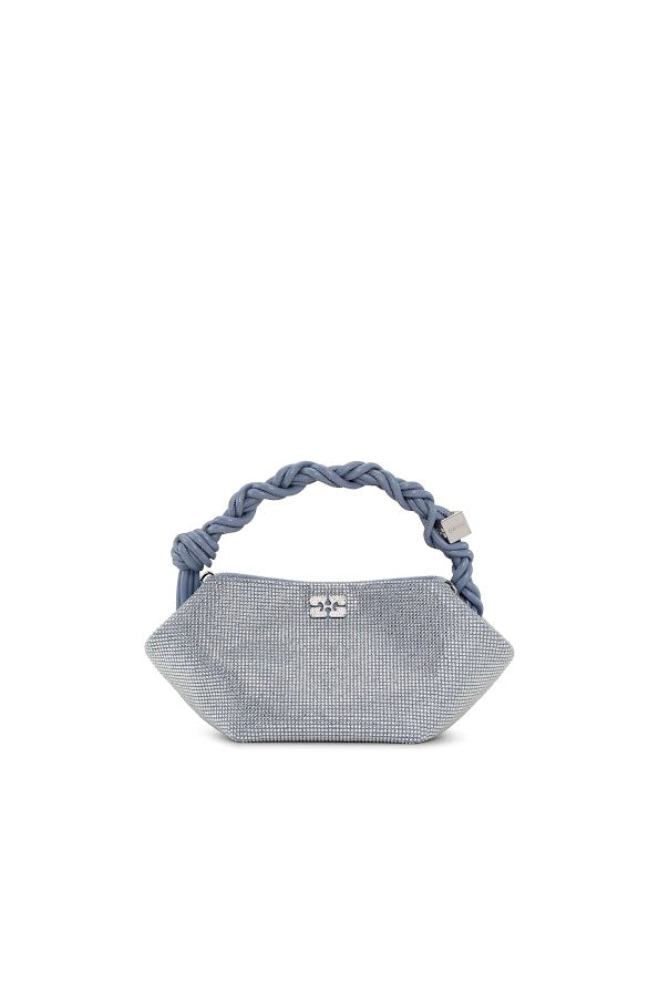 Ganni Bou Bag Mini Denim Strass
