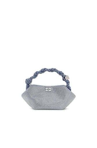 Ganni Bou Bag Mini Denim Strass