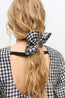 Crinkles Taffeta Check Scrunchie