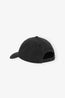 Washed Cotton Canvas Cap Black