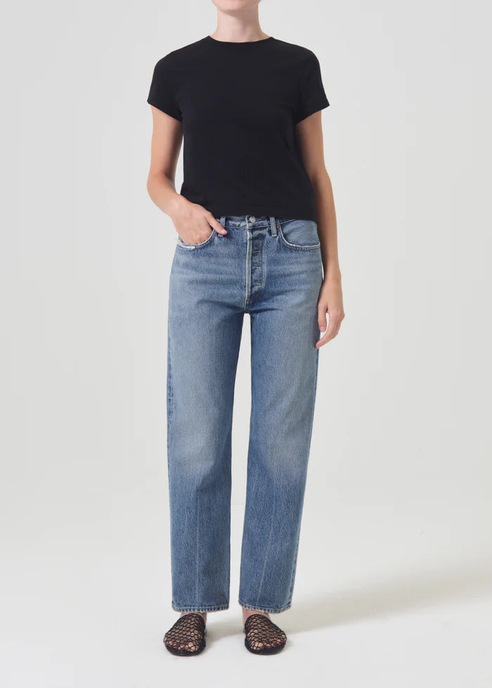 Adine Shrunken Tee Black