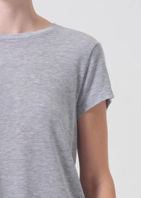 Adine Shrunken Tee Grey Heather