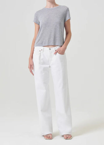 Adine Shrunken Tee Grey Heather