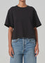 Sulma Drop Shoulder Tee Black