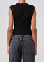 Ester Twist Tank Black