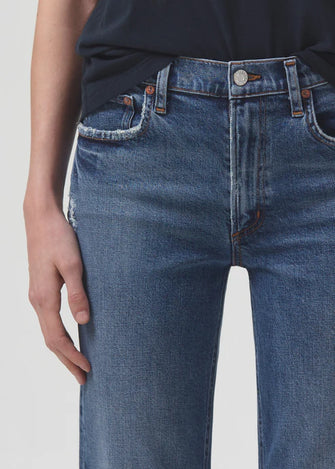 Kye Mid Rise Straight in Notion