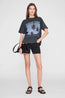Cade Tee Palm Washed Black