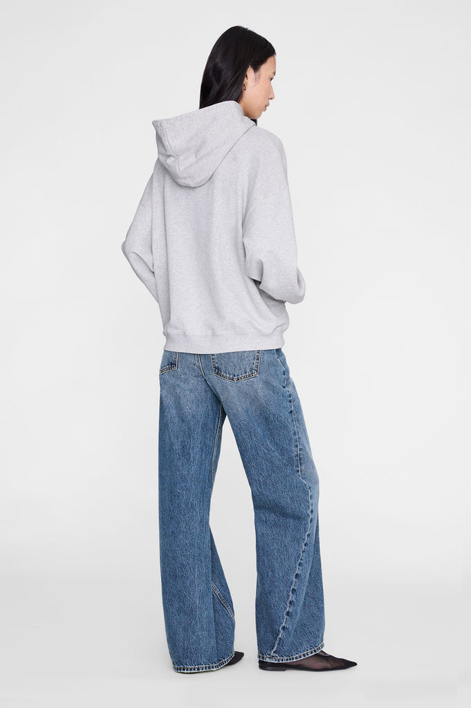 Harvey Sweatshirt Paris Stencil Heather Grey
